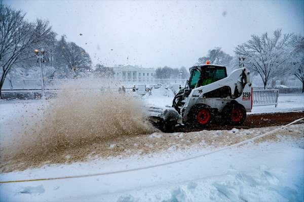 Winter storm in Washington DC