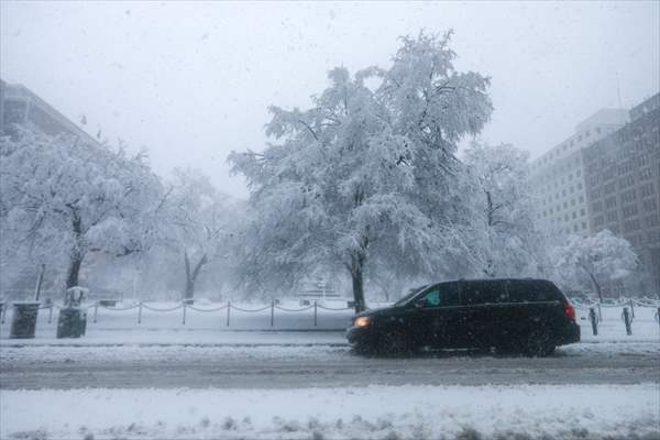 Winter storm in Washington DC