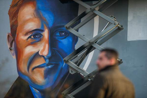 Giant mural dedicated to Michael Schumacher unveiled in Bosnia and Herzegovina