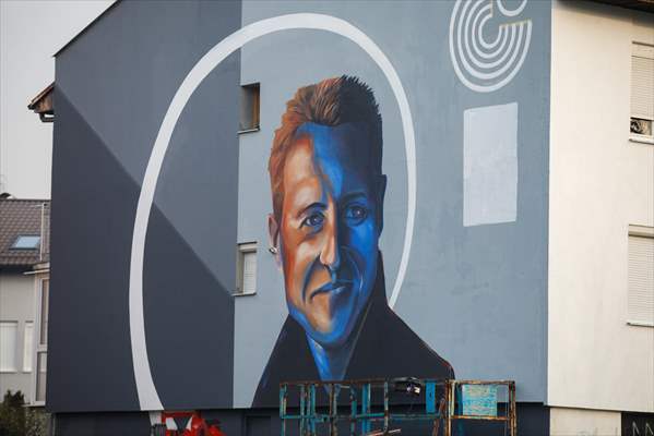 Giant mural dedicated to Michael Schumacher unveiled in Bosnia and Herzegovina