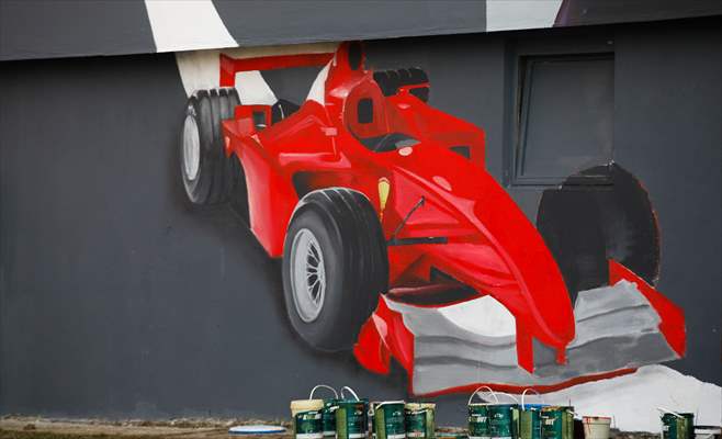 Giant mural dedicated to Michael Schumacher unveiled in Bosnia and Herzegovina