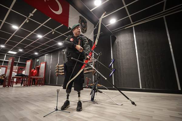 Members of "Veterans Disabled Sports Club" in Ankara