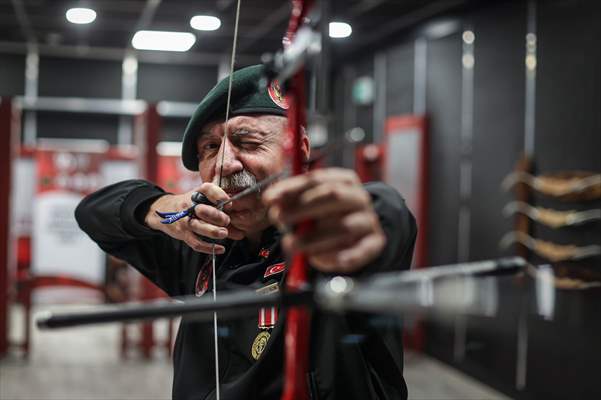 Members of "Veterans Disabled Sports Club" in Ankara