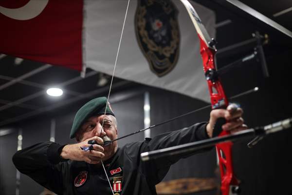 Members of "Veterans Disabled Sports Club" in Ankara