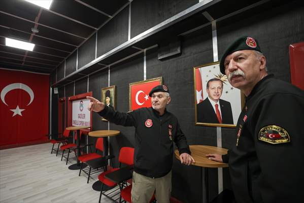 Members of "Veterans Disabled Sports Club" in Ankara