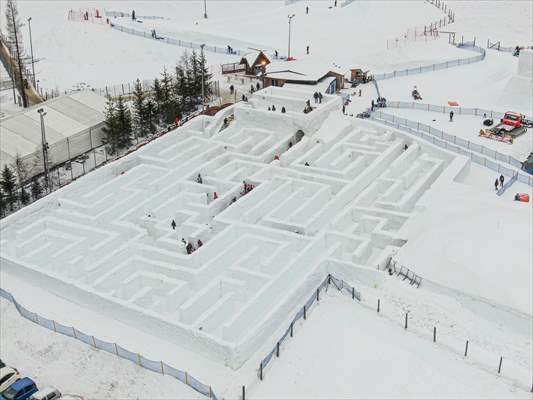 Biggest snow maze in the world goes ahead amid Omicron spread in
