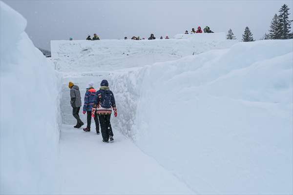 Biggest snow maze in the world goes ahead amid Omicron spread in