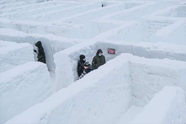 Biggest snow maze in the world goes ahead amid Omicron spread in