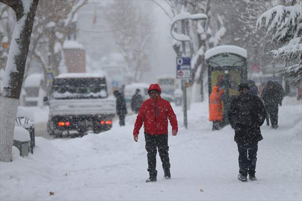 Malatya'da kar yağışı etkili oldu
