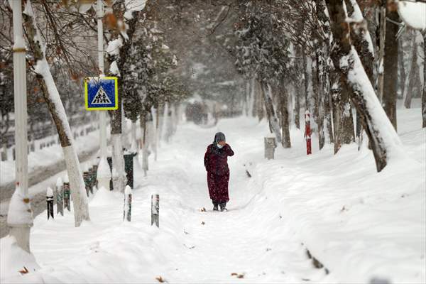 Malatya'da kar yağışı etkili oldu