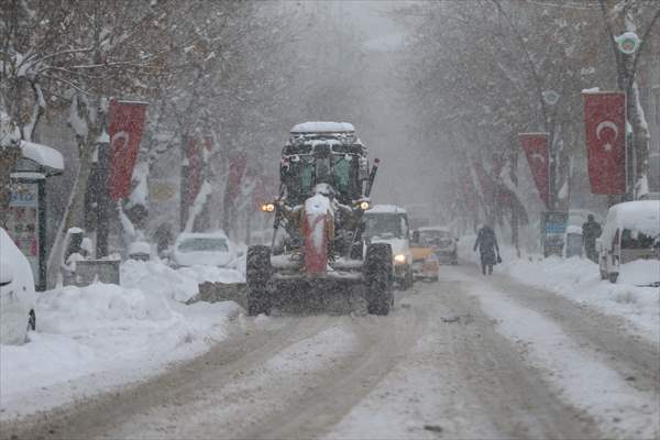 Malatya'da kar yağışı etkili oldu