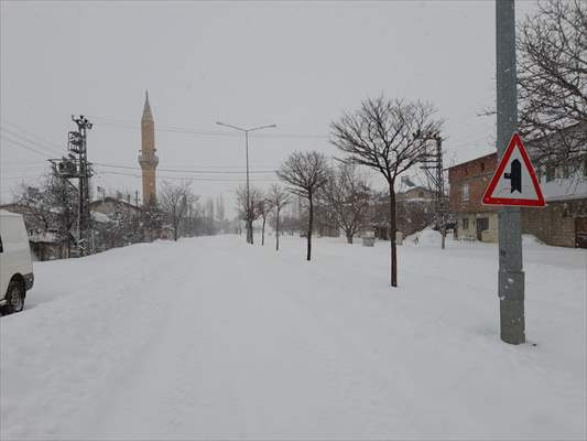 Malatya'da kar yağışı etkili oldu