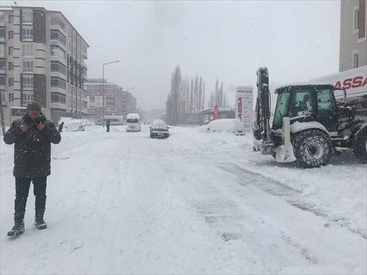 Malatya'da kar yağışı etkili oldu