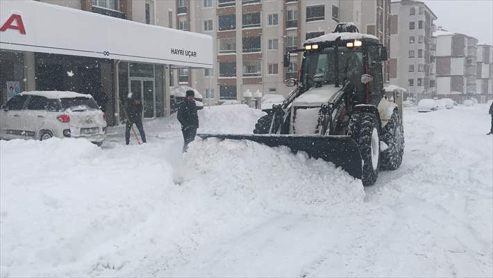 Malatya'da kar yağışı etkili oldu