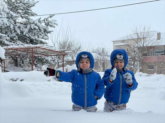 Malatya'da kar yağışı etkili oldu