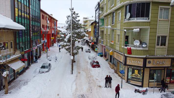 Malatya'da kar yağışı etkili oldu