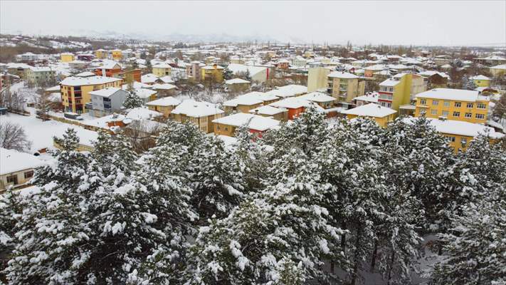 Malatya'da kar yağışı etkili oldu