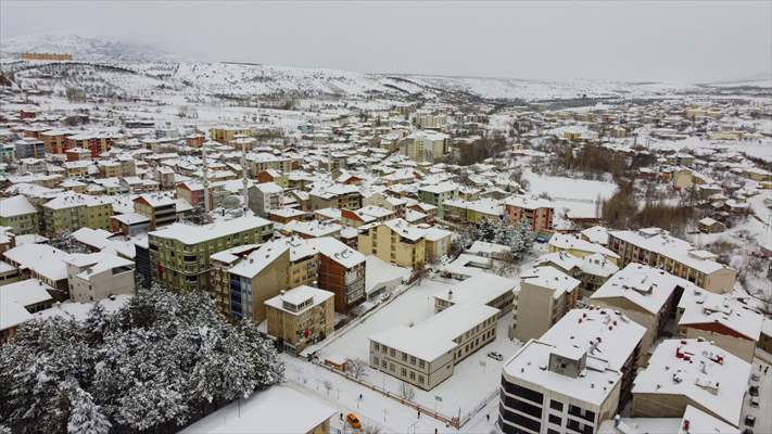 Malatya'da kar yağışı etkili oldu