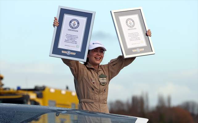 19-year-old woman pilot Zara Rutherford sets record for solo global flight