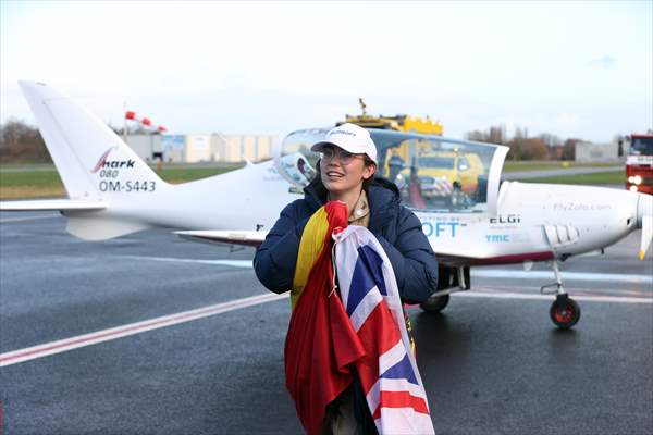 19-year-old woman pilot Zara Rutherford sets record for solo global flight