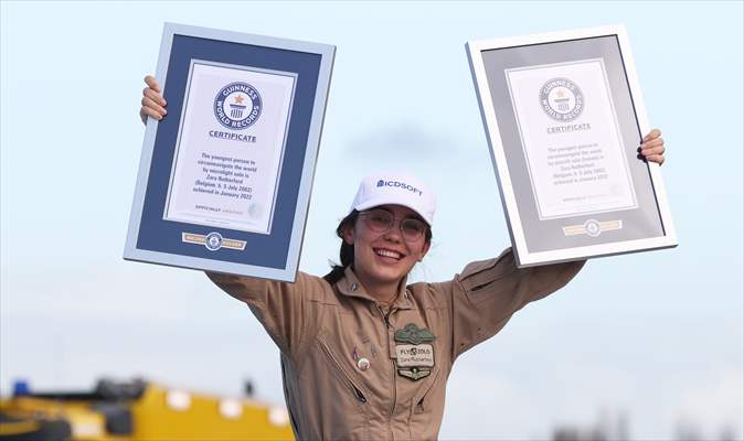 19-year-old woman pilot Zara Rutherford sets record for solo global flight