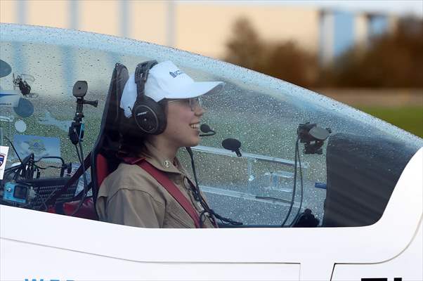 19-year-old woman pilot Zara Rutherford sets record for solo global flight