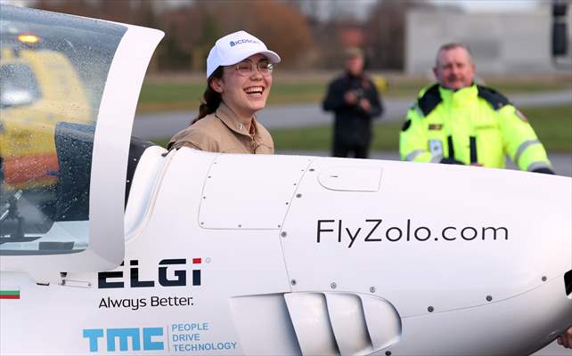 19-year-old woman pilot Zara Rutherford sets record for solo global flight