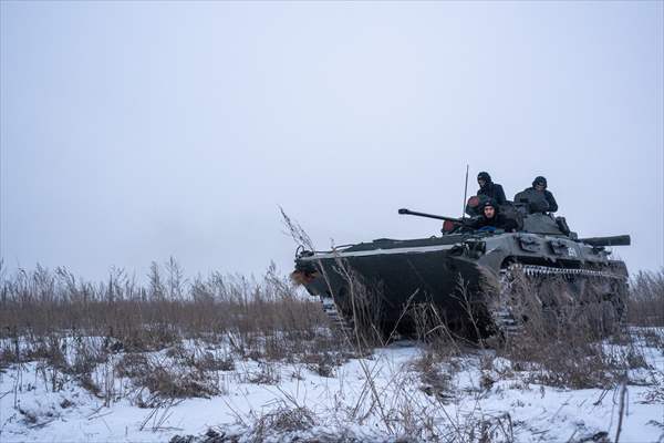 Ukrainian Servicemen of Mechanized Brigade