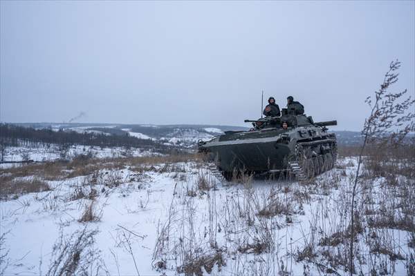 Ukrainian Servicemen of Mechanized Brigade