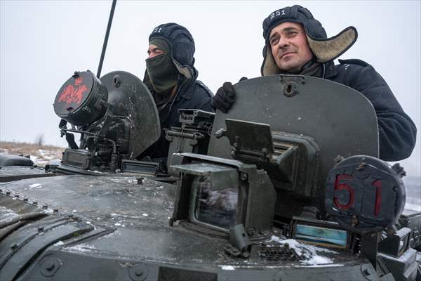 Ukrainian Servicemen of Mechanized Brigade