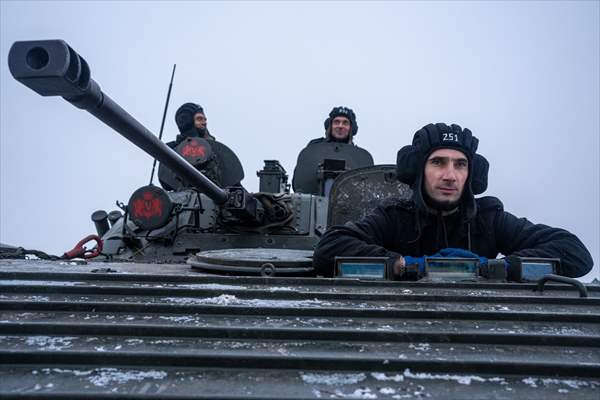 Ukrainian Servicemen of Mechanized Brigade