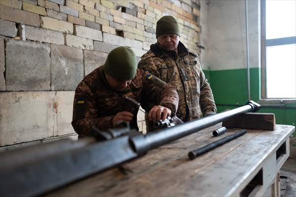 Ukrainian Servicemen of Mechanized Brigade