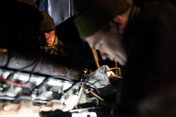 Ukrainian Servicemen of Mechanized Brigade