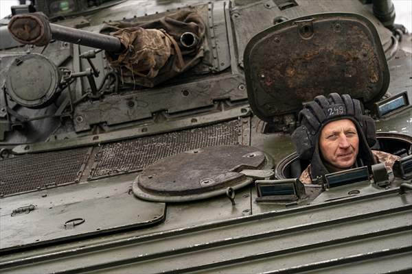 Ukrainian Servicemen of Mechanized Brigade