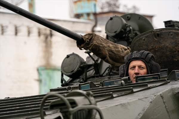 Ukrainian Servicemen of Mechanized Brigade