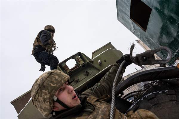 Ukrainian Servicemen of Mechanized Brigade