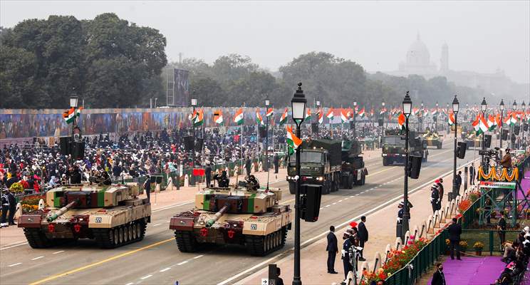 Indian Republic Day Parade in New Delhi