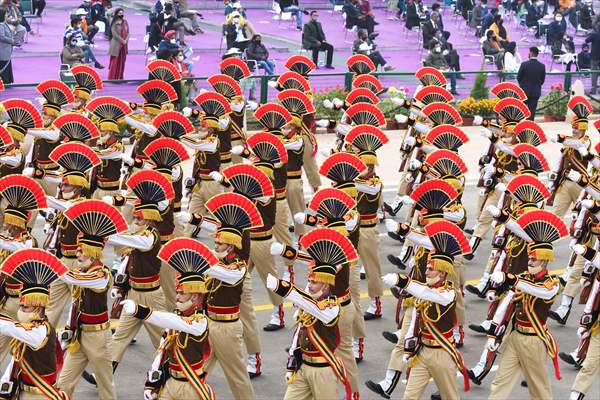 Indian Republic Day Parade in New Delhi