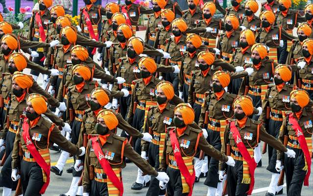 Indian Republic Day Parade in New Delhi