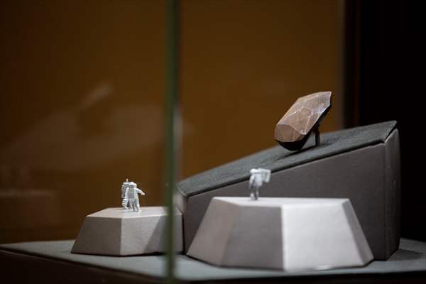 The 555.55 Carat Black Diamond entitled 'Enigma' at London Auctions