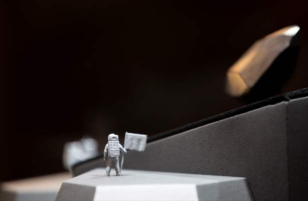 The 555.55 Carat Black Diamond entitled 'Enigma' at London Auctions