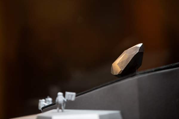 The 555.55 Carat Black Diamond entitled 'Enigma' at London Auctions