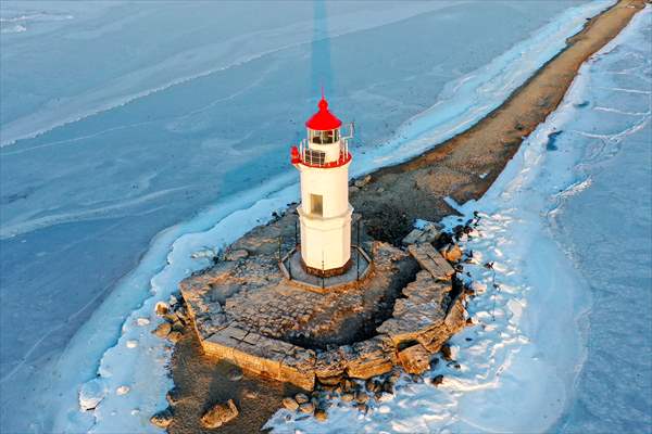 Tokarevsky Lighthouse in Russia