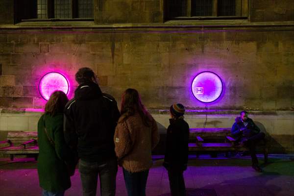 Light show held at historical places in London