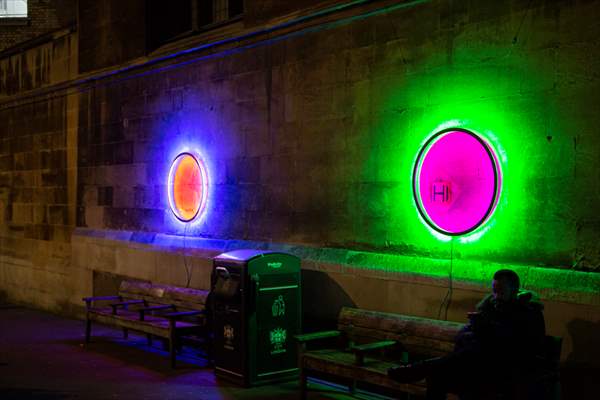 Light show held at historical places in London