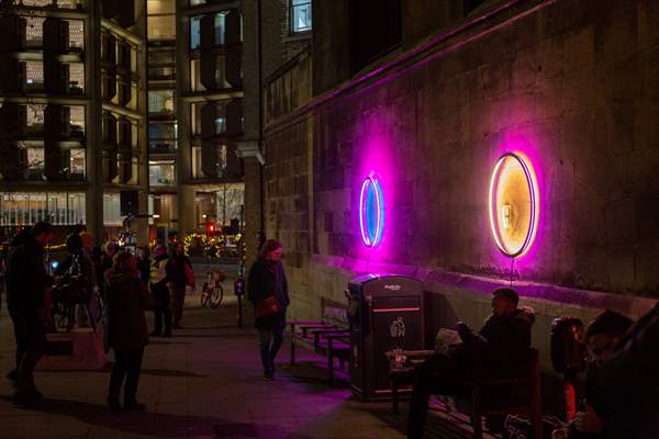 Light show held at historical places in London