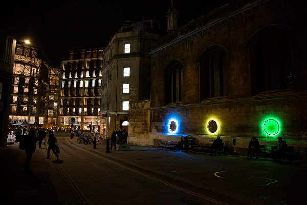 Light show held at historical places in London