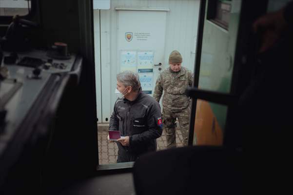 Humanitarian train organised by Slovak Rail Company to bring out civilians fleeing Ukraine