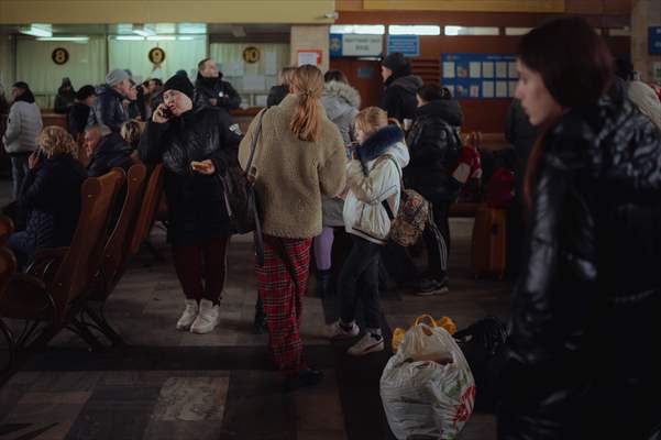 Humanitarian train organised by Slovak Rail Company to bring out civilians fleeing Ukraine