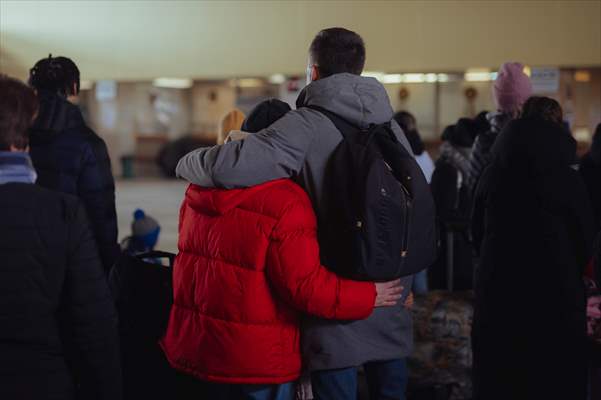 Humanitarian train organised by Slovak Rail Company to bring out civilians fleeing Ukraine